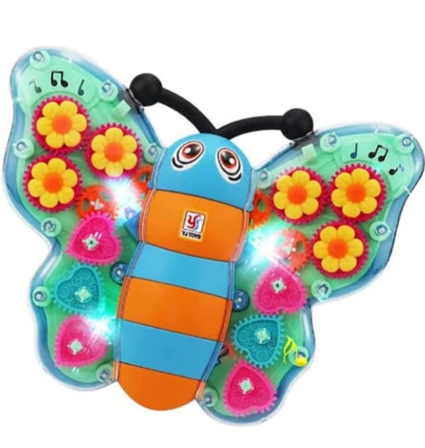 Transparent 3D Gear Butterfly