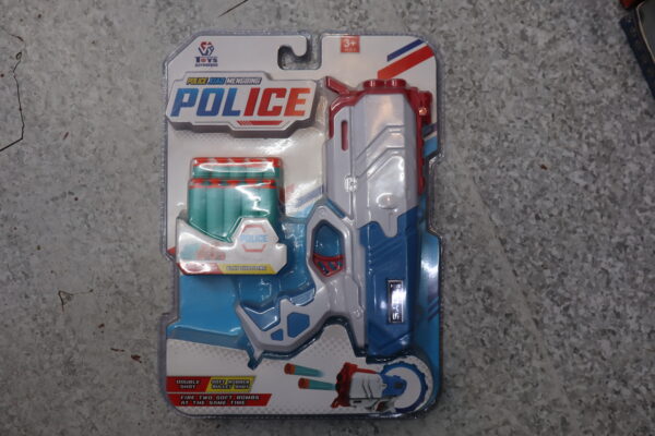 Police Soft Bullet Double Shot Gun Toy – Dual Blast Action for Brave Little Officers!