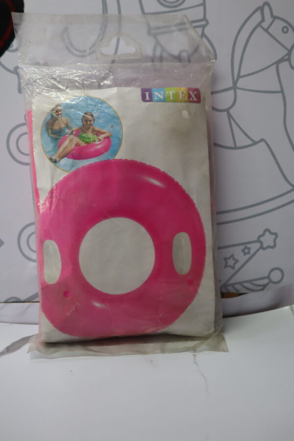 INTEX Hi-Gloss Tube Pink | Swim Floatation Belt for Fun Water Play