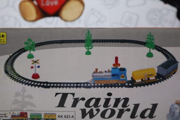 Train World – 17 Pcs Set | Classic Toy Train Playset for Kids