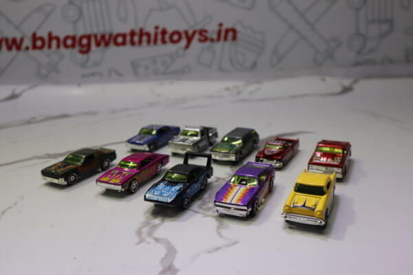 Hot Wheels Racing Cars – 10 Pcs Set | High-Speed Die-Cast Car Pack