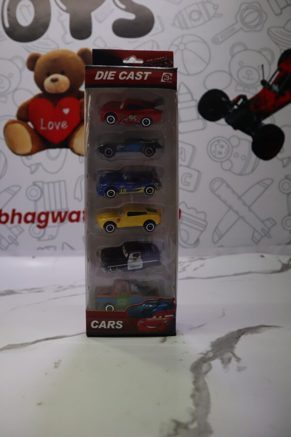 Kids Metal Car Set – Set of 6 (Multicolour)