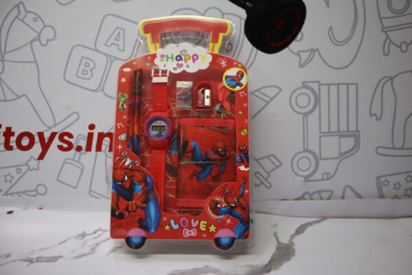 Space Travel 7-in-1 Stationery Gift Set for Children – Red