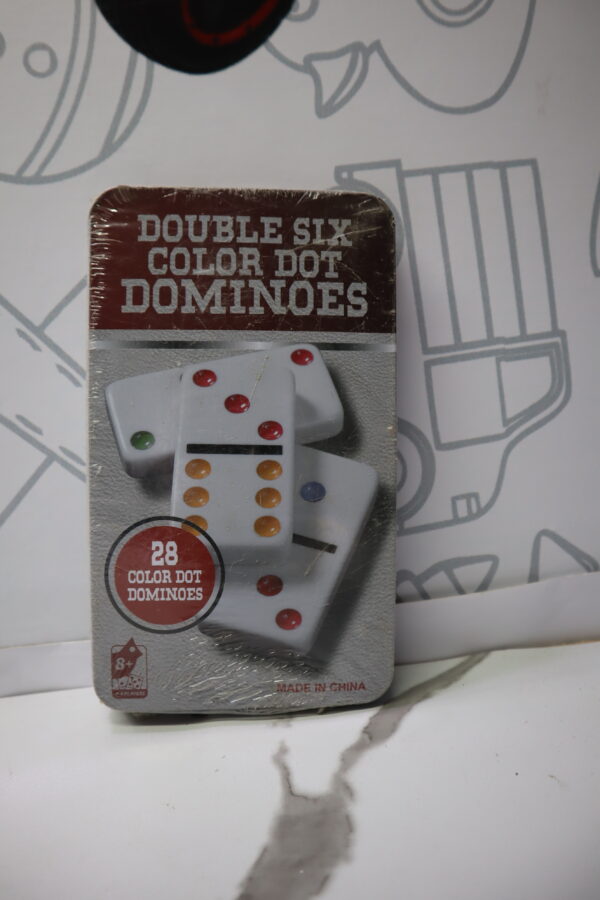 Double Six Color Dot Dominoes – Classic Game with a Colorful Twist